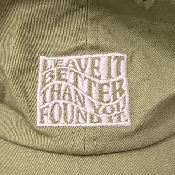 Parks Project Leave It Fern Cap Embroidered Free People Hat 100% Cotton One Size - Picture 3 of 9